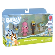 Bluey Family Figurines 4 Pack Bluey and Friends Pack