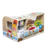 Melissa & Doug Slice & Stack Sandwich Counter Playset