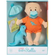 Wee Baby Stella Tiny Dino Set Peach Soft Baby Doll 