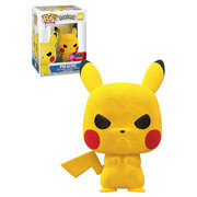 Funko POP Pokemon Pikachu Grumpy Flocked NYCC 2020 #598 Vinyl Figure