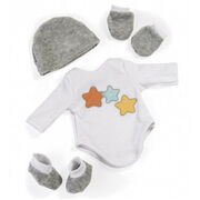 Miniland Dress Your Baby Doll Clothes Layette Body Suit 40cm