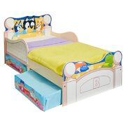 Bluey Kids Toddler Bed with Storage Drawers From Moose Toys