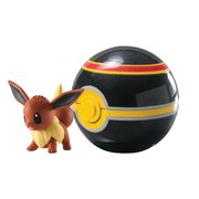 TOMY Pokemon Clip and Carry Eevee with Luxury Ball