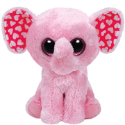 TY Beanie Boos Regular 6" - Sugar the Pink Elephant Plush (Valentine )