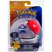 Tomy Pokemon Clip & Carry 2 inch Figure with Poke Ball - Popplio 