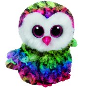 Ty Beanie Boos Regular 6" - Owen Multicolour Owl Plush