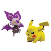 TOMy Pokemon Battle Action Figure, Pikachu vs Noibat