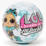 LOL Surprise All Star B.B.s Sports Series Soccer Sparkly Dolls Teal Rockets
