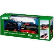 Brio World Battery-Operated Steaming Train 3pc 33884