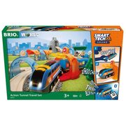 Brio World Smart Tech Sound Action Tunnel Travel Set 37pc 33972