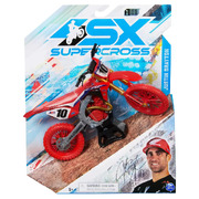 SX Supercross 1:10 Die-Cast Motorcycle Justin Brayton