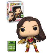 Funko POP  Wonder Woman WW84 with Tiara Boomerang ECCC 2021 #347 Vinyl Figure