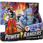 Power Rangers Dino Fury Battle Attackers 2-Pack Red Ranger vs. Doomsnake Figures