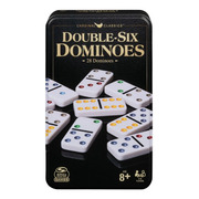 Cardinal Classic Double Six Dominoes In Tin