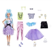 Barbie Extra Doll & Accessories Set with Mix & Match Pieces for 30+ Looks