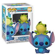 Funko Pop Disney Lilo & Stitch - Stitch with Frog #986 Vinyl Figure