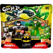 Heroes of Goo Jit Zu DC Versus Pack - Metallic Batman vs The Riddler