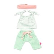 Miniland 38-42cm Doll Clothes Forest Spring Singlet, Leggings and Headband Set