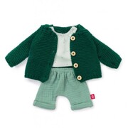 Miniland 38-42cm Doll Clothes Forest Spring Jacket and Shorts Set