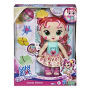 Baby Alive Glo Pixies Doll Sammie Shimmer Interactive 10.5-inch Doll