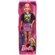Barbie Fashionistas Doll #155 with Long Blonde Hair Wearing “Rock” Graphic T-Shirt