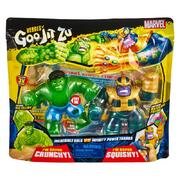 Heroes of Goo Jit Zu Marvel Versus Pack Incredible Hulk vs Infinity Power Thanos