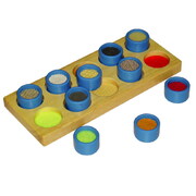 Fun Factory Wooden Educational Toy Touch and Match Texture Game