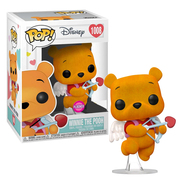 Funko Pop Disney Winnie The Pooh Valentines Flocked #1008 Vinyl Figure