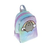 Pusheen The Cat Tie Dye Mini Backpack Keyring Set