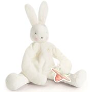 Bunnies By The Bay Bun Bun Silly Buddy Dummy holding toy with rattle