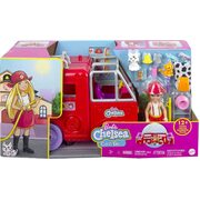 Barbie Chelsea Fire Truck Vehicle Playset 