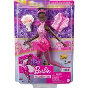 Barbie You Can Be Anything Ice Skater Player Brunette Doll HCN31