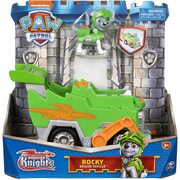 Paw Patrol Rescue Knights Rocky Deluxe Vehicle Action Figure