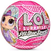 LOL Surprise! All-Star B.B.s Sports Sparkly Basketball Series with 8 Surprises (Series 6) Pink ball
