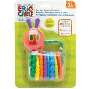 World Of Eric Carle The Very Hungry Caterpillar Rattle Teether With Links