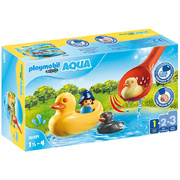 Playmobil 1.2.3 Aqua Duck Family Playset 5pc 70271