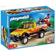 Playmobil City Life Pick-Up Truck with Quad 4228 82pc