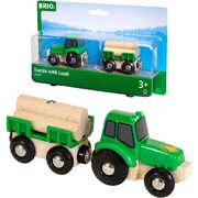 Brio World Farm Tractor with Load 4pcs 33799
