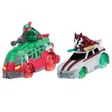 Teenage Mutant Ninja Turtles T-Machines 2-pack Raphael in Shellraiser & Splinter in rat attack
