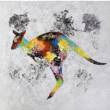 KANGAROO Hand Oil based painting Home Office Decoration 