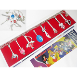 Sailor Moon Necklace Set in Silver Colour 