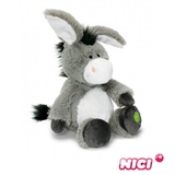 NICI Donkey With Embro Clover Leaf 25 cm