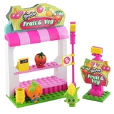 Shopkins Kinstruction Fruit & Veggie Stand Playset