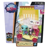Littlest Pet Shop City Rides- Toodles Tortuga #73 and Lolly Lapinfluff #74