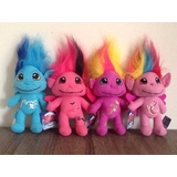 set of 4 The Zelfs Small Plush 20cm Zelf - PINK, PURPLE, BLUE ,LIGHT RED