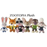 Disney Zootopia Plush 7 1/2inch - Nick, Judy, 