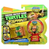 TMNT Ninja Turtles T-Sprints Lickety Split Leo with Shellraiser Vehicl