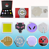 Pokemon Pins League Badge set