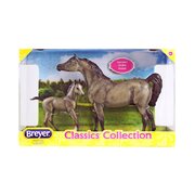 Breyer Classics Grey Arabian and Foal 1:12 SCALE Horse