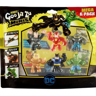 Heroes of Goo Jit Zu Minis DC Minis Mega 6 Pack